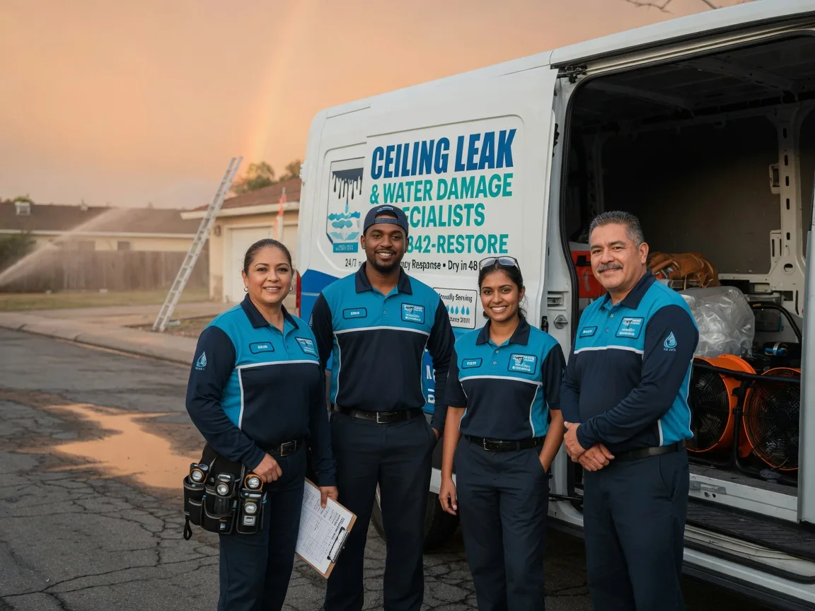 Ceiling Leak Cleanup company in Van, TX